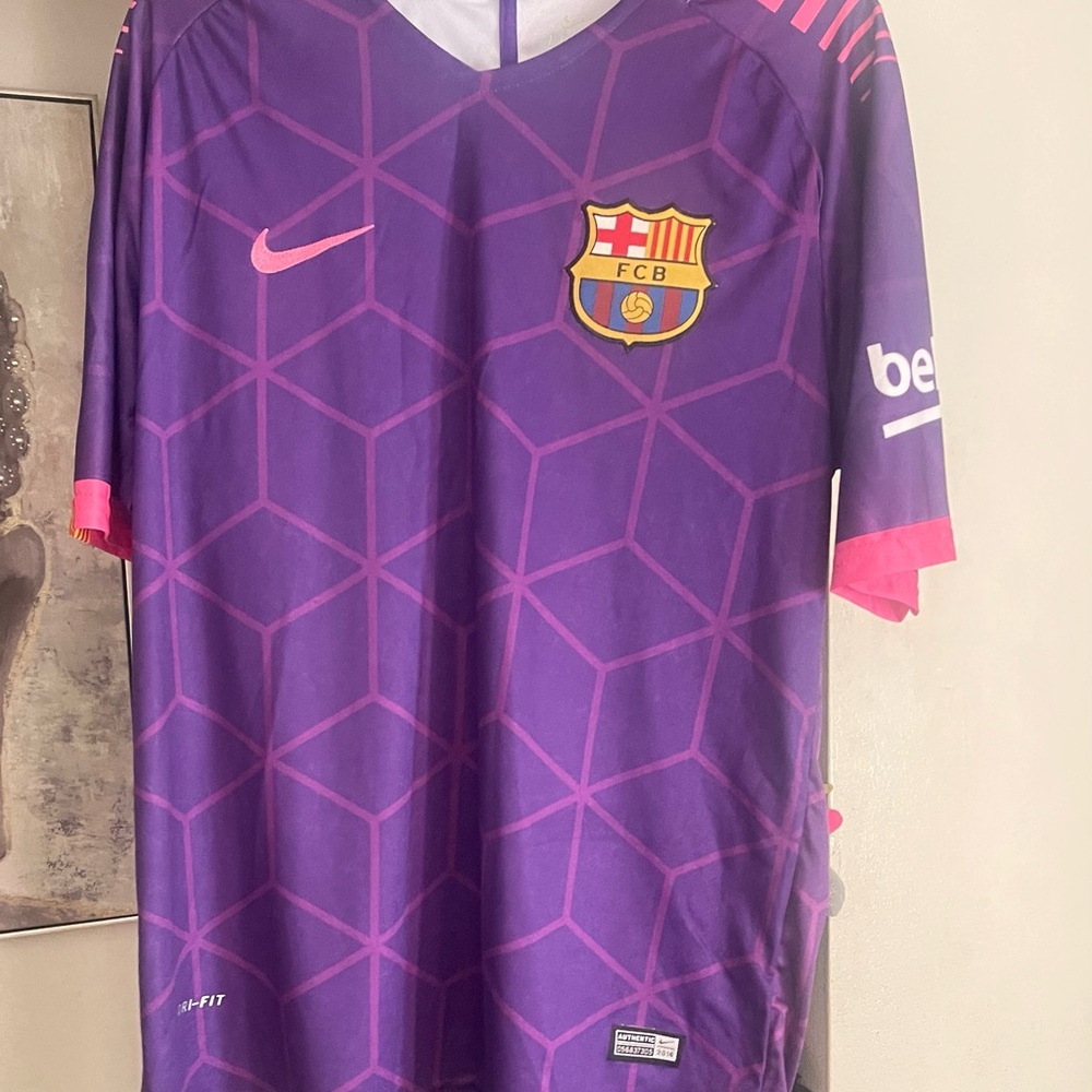 NIKE  Barcelona FCB football soccer jersey camiseta MESSI for kids